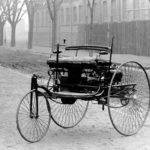 first car ever - three wheeled self propelled vehicle